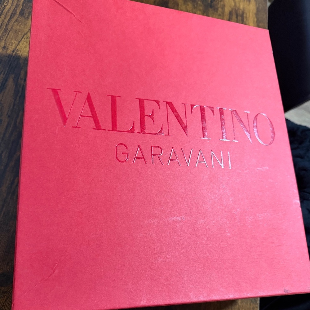 Valentino Garavani Rockstud Ankle Strap Wedge Sandal